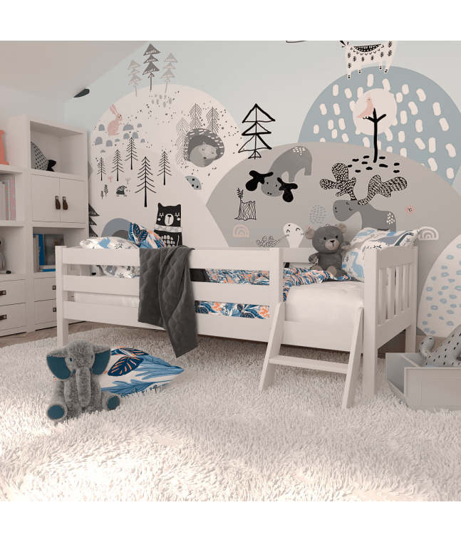 Кровать одинарная Ф-141.02 со ступенькой Кровать одинарная Ф-141.02 со ступенькой