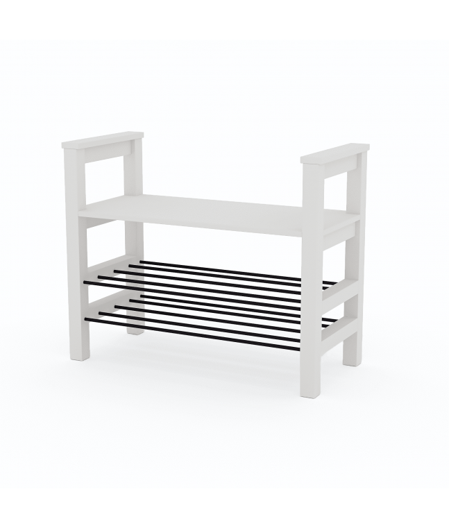 Стеллаж для обуви Ф-156.12 (белый)