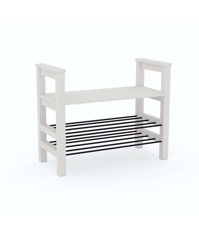 Стеллаж для обуви Ф-156.12 (белый)