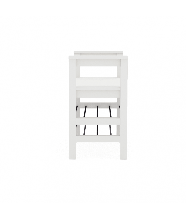 Стеллаж для обуви Ф-156.12 (белый)