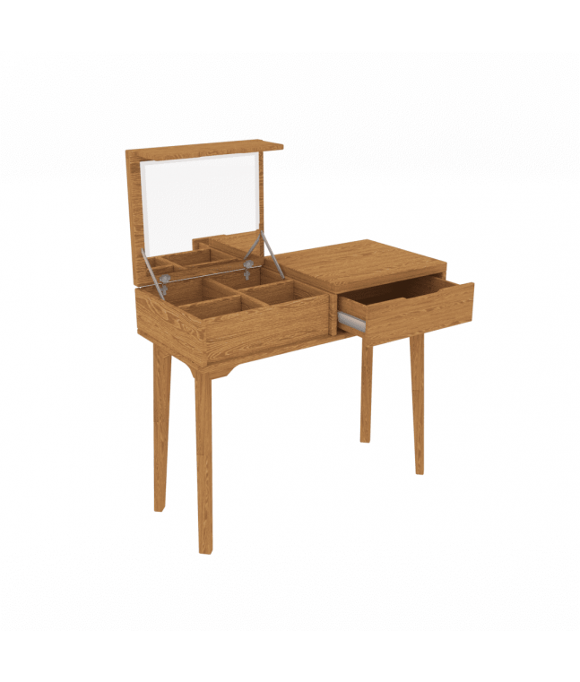 Тумба туалетная с зеркалом "Доната-8" Ф-137.8 (дуб)